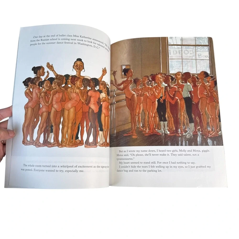 Debbie Allen Dancing in the Wings Kid Children Picture Book by Kadir Nelson A18G